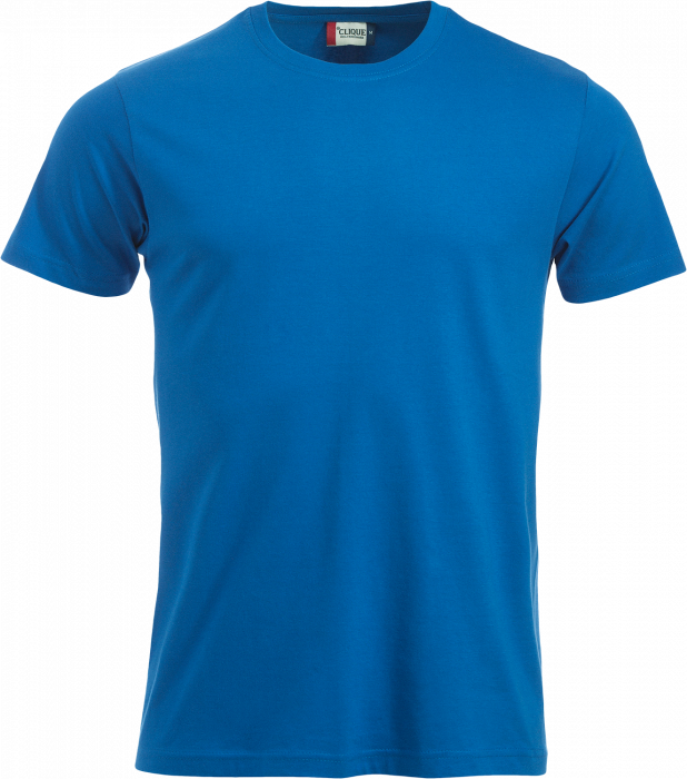 Clique - Classic Cotton Tee - Królewski błękit