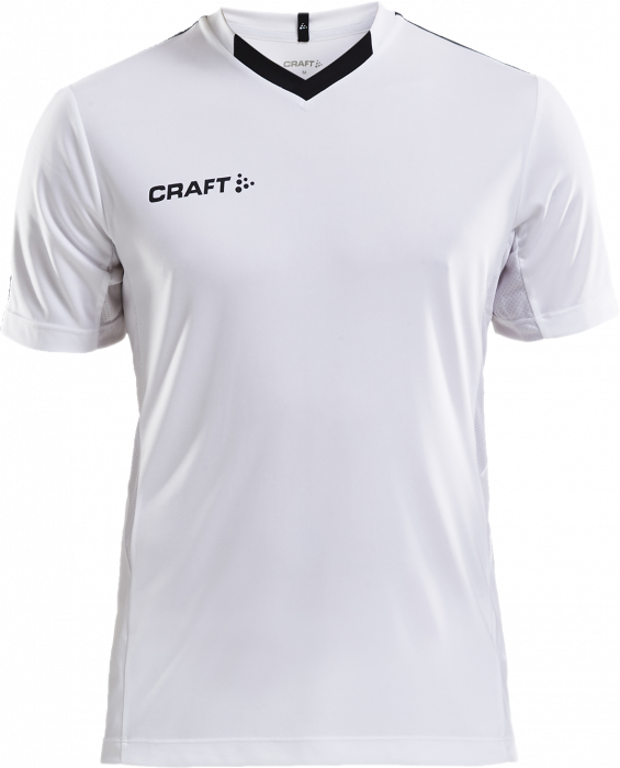Craft - Progress Contrast Jersey Junior - Wit & zwart