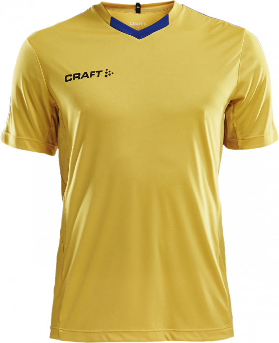 Craft - Progress Contrast Jersey - Geel & blauw
