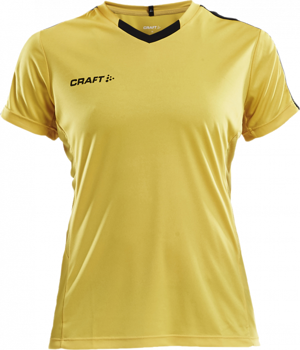 Craft - Progress Contrast Jersey Women - Gul & svart