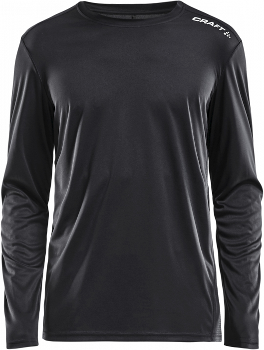 Craft - Rush Langærmet T-Shirt Junior - Sort & hvid