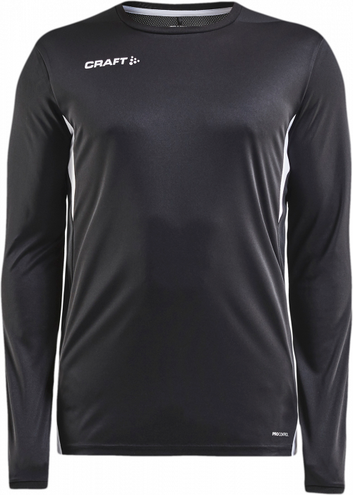 Craft - Pro Control Impact Longsleeve Jersey - Czarny & biały