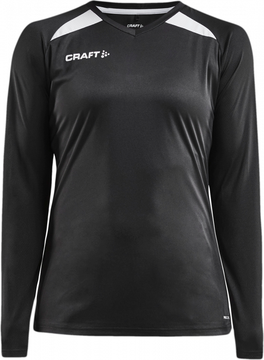 Craft - Pro Control Impact Longsleeve Women - Czarny & biały