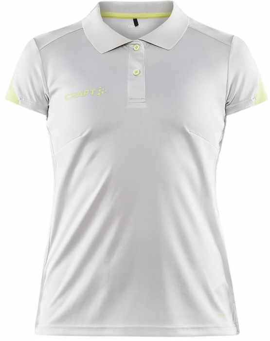 Craft - Pro Control Impact Polo Dame - Biały & giallo