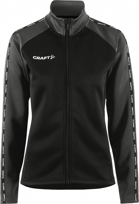 Craft - Squad 2.0 Full Zip Women - Nero & grante