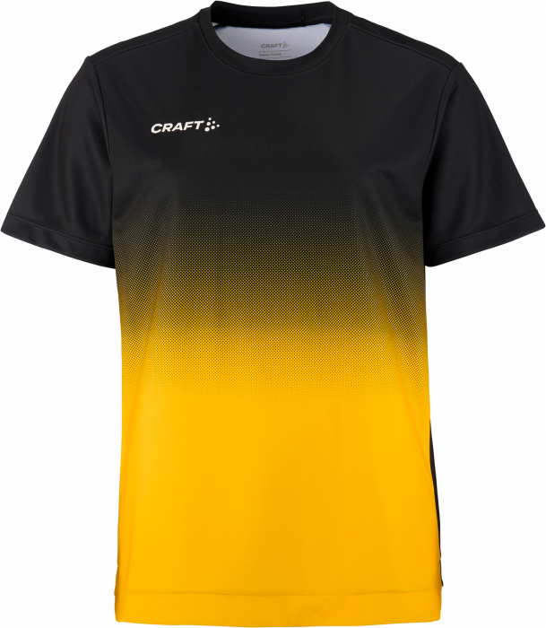 Craft - Evolve 2.0 Structured Graphic Jersey Women - Svart & sweden yellow 