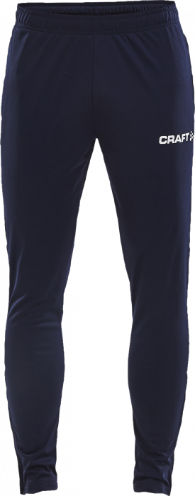 Craft - Progress Training Pant - Blu navy & bianco