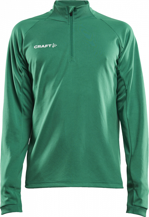Craft - Evolve Shirt With Half Zip Junior - Groen