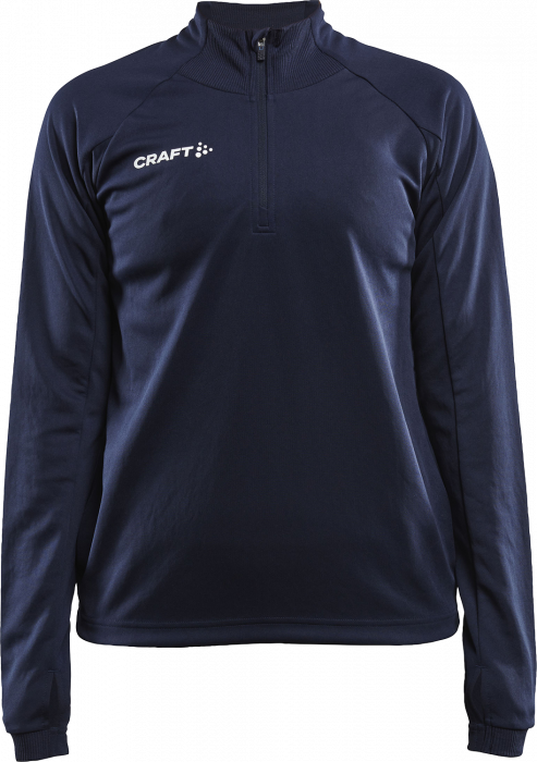 Craft - Evolve Shirt With Half Zip Woman - Marineblau