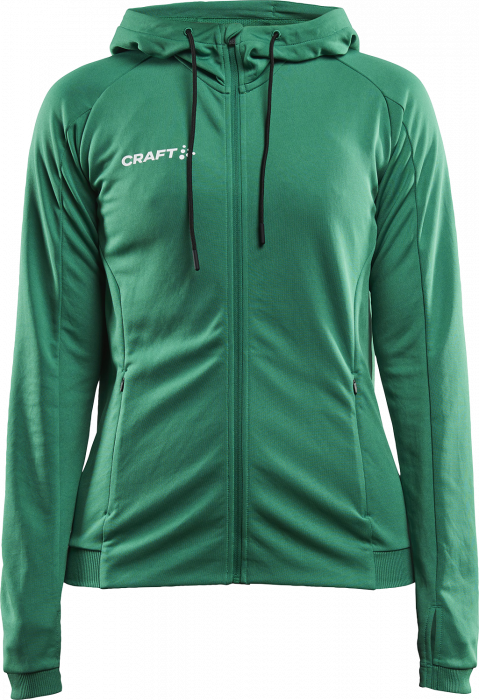 Craft - Evolve Jacket With Hood Woman - Grön