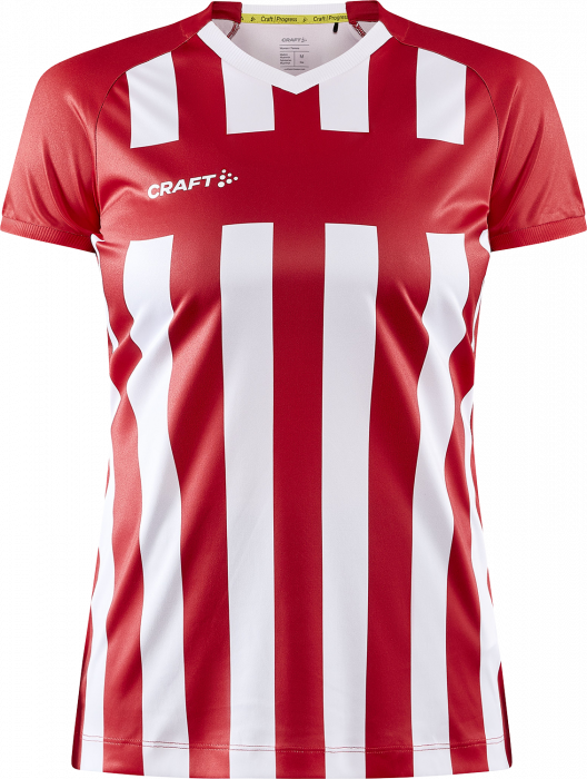 Craft - Progress 2.0 Stripe Jersey Woman - Rosso & bianco