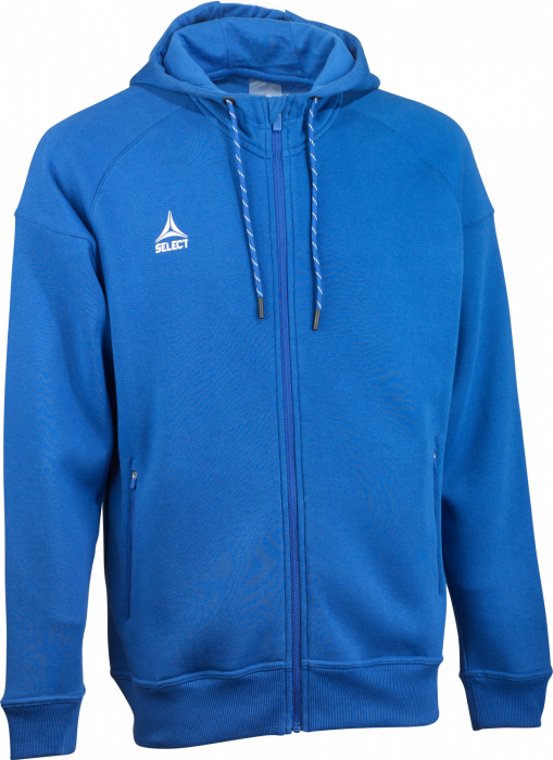 Select - Oxford V25 Hoodie W. Zip - Niebieski